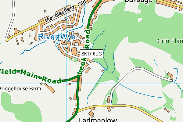 SK17 6UG map - OS VectorMap District (Ordnance Survey) SK17 6UG map - OS VectorMap District (Ordnance Survey)