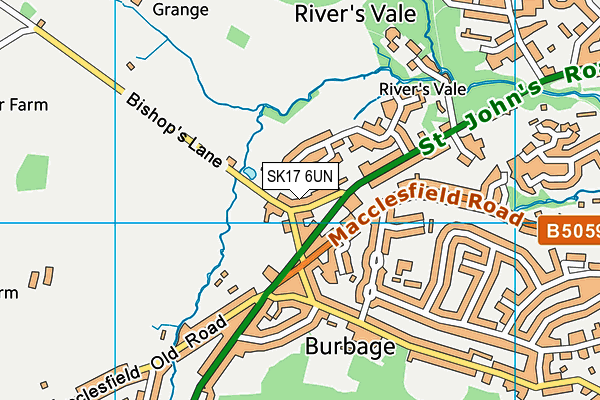 SK17 6UN map - OS VectorMap District (Ordnance Survey) SK17 6UN map - OS VectorMap District (Ordnance Survey)