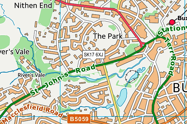SK17 6XJ map - OS VectorMap District (Ordnance Survey) SK17 6XJ map - OS VectorMap District (Ordnance Survey)