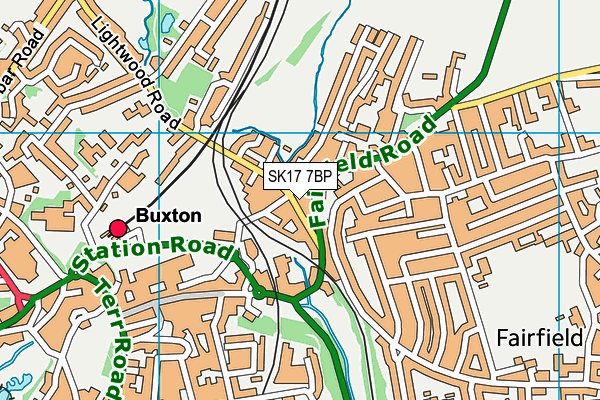 SK17 7BP map - OS VectorMap District (Ordnance Survey) SK17 7BP map - OS VectorMap District (Ordnance Survey)