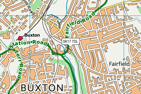 SK17 7DL map - OS VectorMap District (Ordnance Survey) SK17 7DL map - OS VectorMap District (Ordnance Survey)