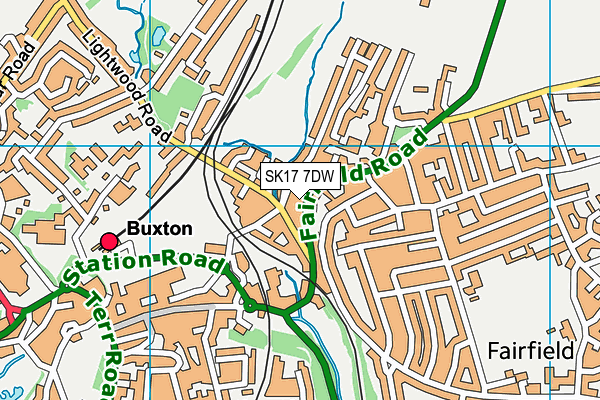 SK17 7DW map - OS VectorMap District (Ordnance Survey) SK17 7DW map - OS VectorMap District (Ordnance Survey)