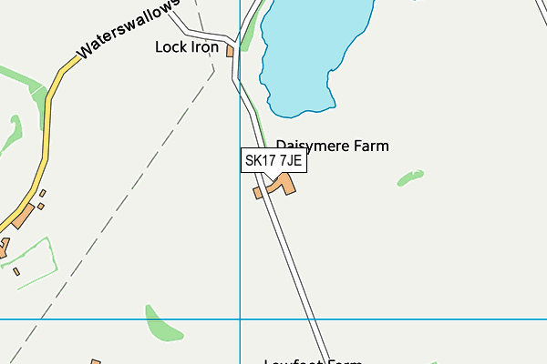 SK17 7JE map - OS VectorMap District (Ordnance Survey)