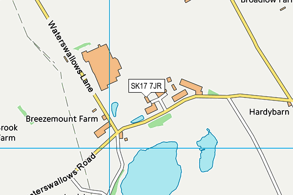 SK17 7JR map - OS VectorMap District (Ordnance Survey) SK17 7JR map - OS VectorMap District (Ordnance Survey)