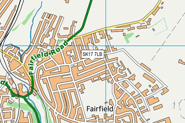 SK17 7LB map - OS VectorMap District (Ordnance Survey) SK17 7LB map - OS VectorMap District (Ordnance Survey)
