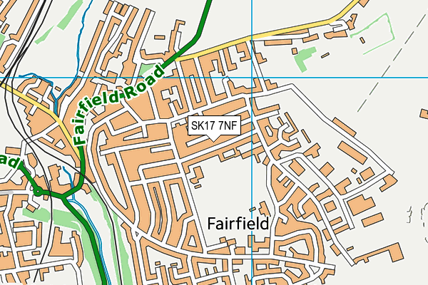 SK17 7NF map - OS VectorMap District (Ordnance Survey) SK17 7NF map - OS VectorMap District (Ordnance Survey)