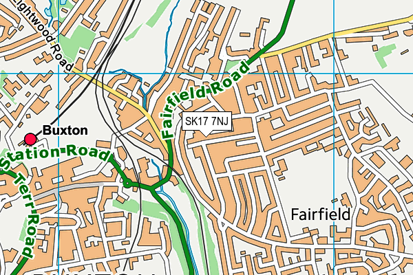 SK17 7NJ map - OS VectorMap District (Ordnance Survey) SK17 7NJ map - OS VectorMap District (Ordnance Survey)