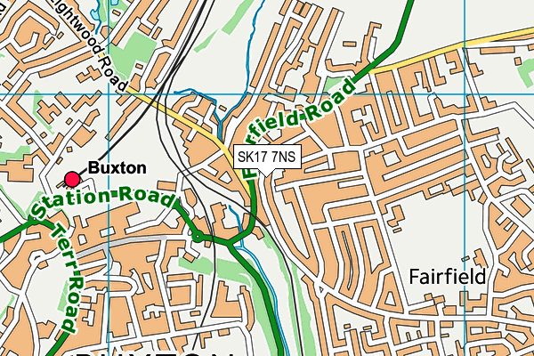 SK17 7NS map - OS VectorMap District (Ordnance Survey) SK17 7NS map - OS VectorMap District (Ordnance Survey)