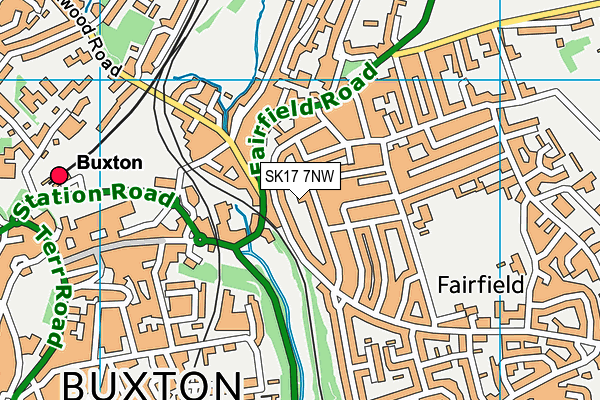 SK17 7NW map - OS VectorMap District (Ordnance Survey) SK17 7NW map - OS VectorMap District (Ordnance Survey)