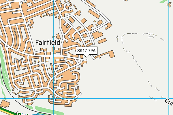 SK17 7PA map - OS VectorMap District (Ordnance Survey) SK17 7PA map - OS VectorMap District (Ordnance Survey)