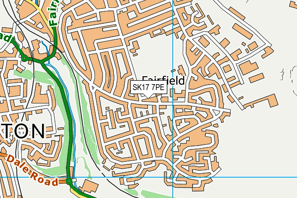 SK17 7PE map - OS VectorMap District (Ordnance Survey) SK17 7PE map - OS VectorMap District (Ordnance Survey)