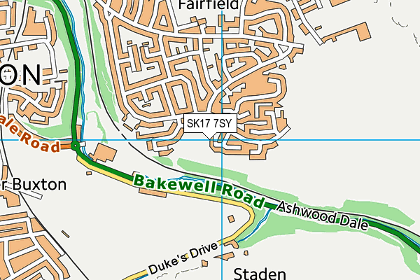 SK17 7SY map - OS VectorMap District (Ordnance Survey) SK17 7SY map - OS VectorMap District (Ordnance Survey)