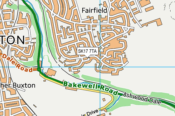 SK17 7TA map - OS VectorMap District (Ordnance Survey) SK17 7TA map - OS VectorMap District (Ordnance Survey)