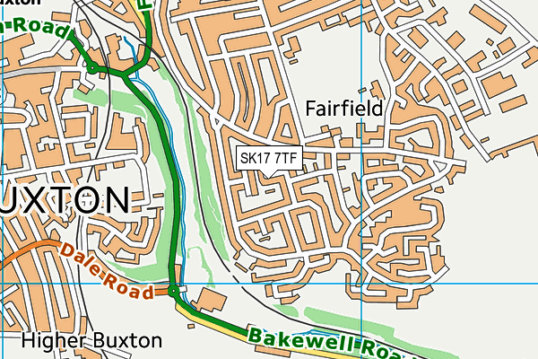 SK17 7TF map - OS VectorMap District (Ordnance Survey) SK17 7TF map - OS VectorMap District (Ordnance Survey)