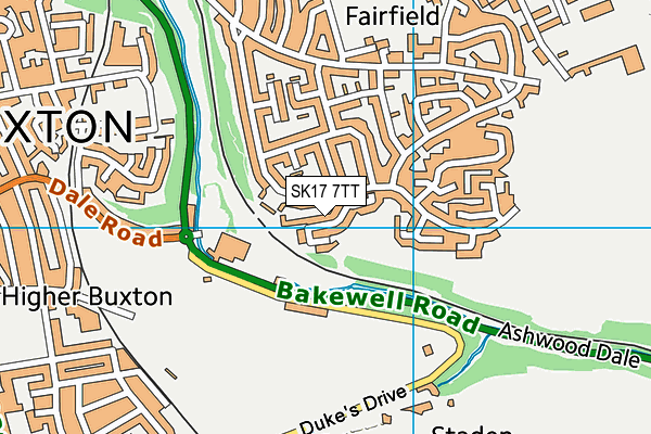 SK17 7TT map - OS VectorMap District (Ordnance Survey) SK17 7TT map - OS VectorMap District (Ordnance Survey)