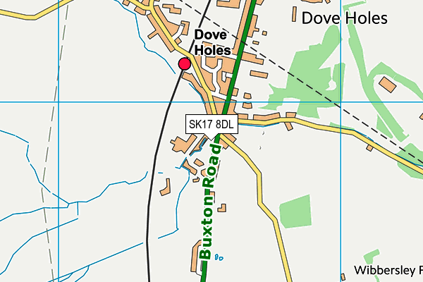 SK17 8DL map - OS VectorMap District (Ordnance Survey)