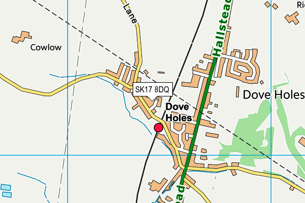 SK17 8DQ map - OS VectorMap District (Ordnance Survey) SK17 8DQ map - OS VectorMap District (Ordnance Survey)
