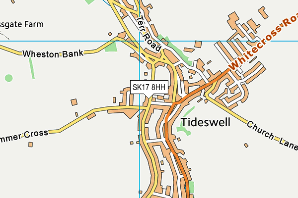 SK17 8HH map - OS VectorMap District (Ordnance Survey)