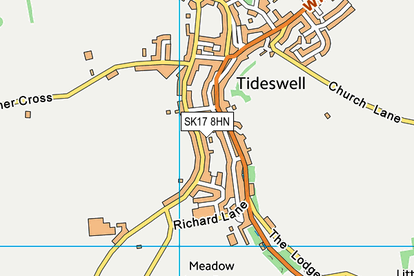 SK17 8HN map - OS VectorMap District (Ordnance Survey) SK17 8HN map - OS VectorMap District (Ordnance Survey)