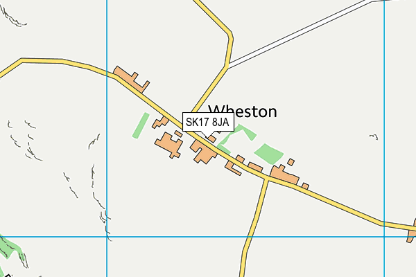 SK17 8JA map - OS VectorMap District (Ordnance Survey) SK17 8JA map - OS VectorMap District (Ordnance Survey)
