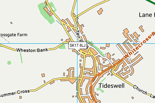 SK17 8LJ map - OS VectorMap District (Ordnance Survey) SK17 8LJ map - OS VectorMap District (Ordnance Survey)