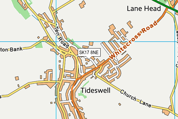 SK17 8NE map - OS VectorMap District (Ordnance Survey) SK17 8NE map - OS VectorMap District (Ordnance Survey)