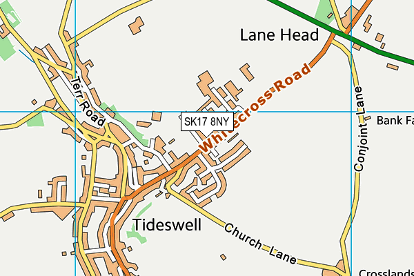 SK17 8NY map - OS VectorMap District (Ordnance Survey)