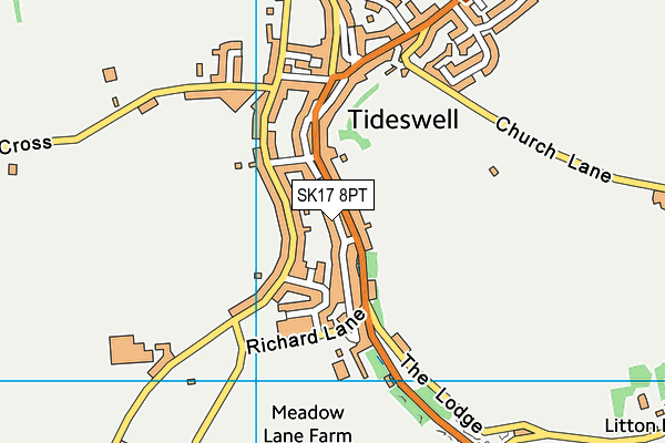 SK17 8PT map - OS VectorMap District (Ordnance Survey) SK17 8PT map - OS VectorMap District (Ordnance Survey)