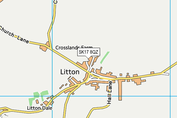 SK17 8QZ map - OS VectorMap District (Ordnance Survey) SK17 8QZ map - OS VectorMap District (Ordnance Survey)