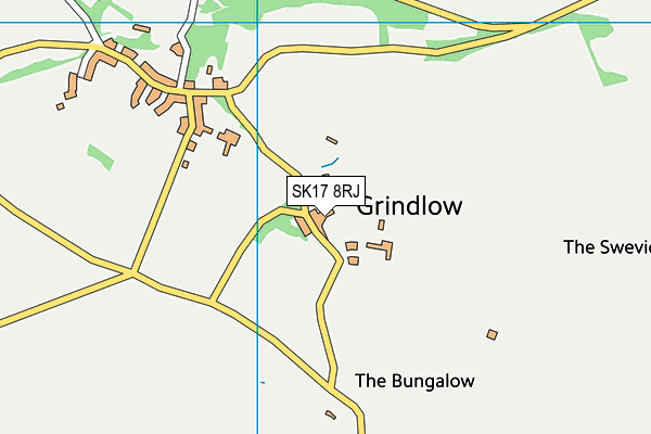 SK17 8RJ map - OS VectorMap District (Ordnance Survey) SK17 8RJ map - OS VectorMap District (Ordnance Survey)