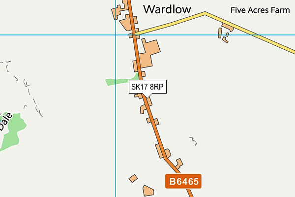 SK17 8RP map - OS VectorMap District (Ordnance Survey) SK17 8RP map - OS VectorMap District (Ordnance Survey)
