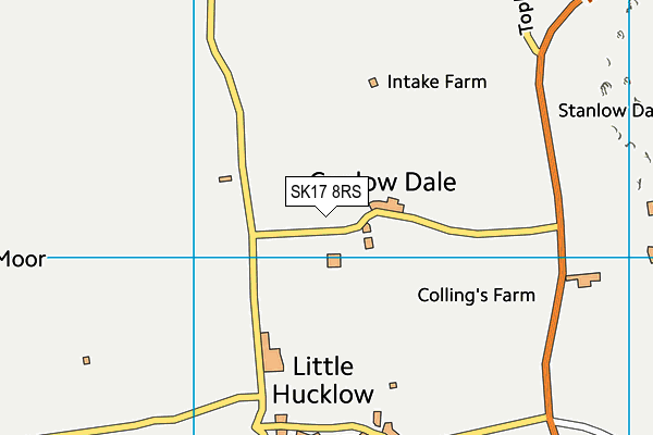 SK17 8RS map - OS VectorMap District (Ordnance Survey) SK17 8RS map - OS VectorMap District (Ordnance Survey)