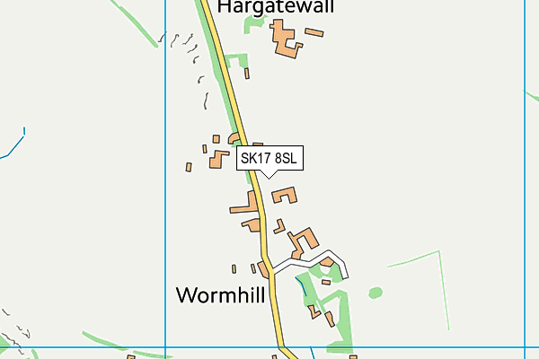 SK17 8SL map - OS VectorMap District (Ordnance Survey) SK17 8SL map - OS VectorMap District (Ordnance Survey)