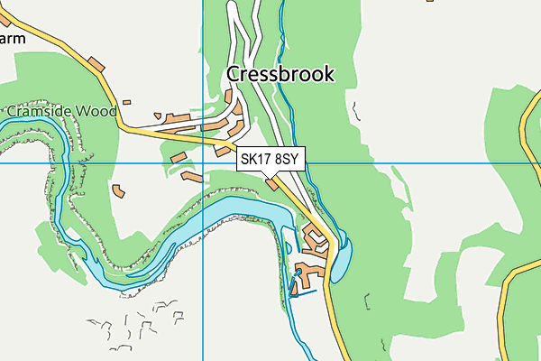 SK17 8SY map - OS VectorMap District (Ordnance Survey) SK17 8SY map - OS VectorMap District (Ordnance Survey)
