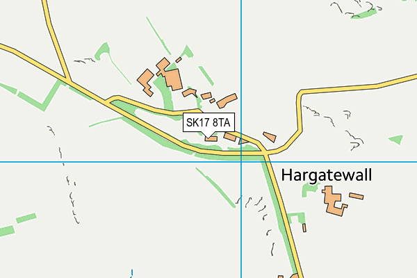SK17 8TA map - OS VectorMap District (Ordnance Survey) SK17 8TA map - OS VectorMap District (Ordnance Survey)