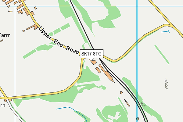 SK17 8TG map - OS VectorMap District (Ordnance Survey) SK17 8TG map - OS VectorMap District (Ordnance Survey)