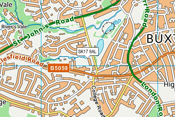 SK17 9AL map - OS VectorMap District (Ordnance Survey) SK17 9AL map - OS VectorMap District (Ordnance Survey)
