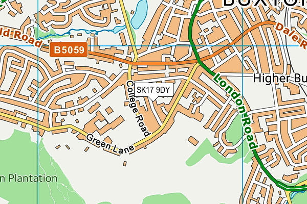 SK17 9DY map - OS VectorMap District (Ordnance Survey) SK17 9DY map - OS VectorMap District (Ordnance Survey)