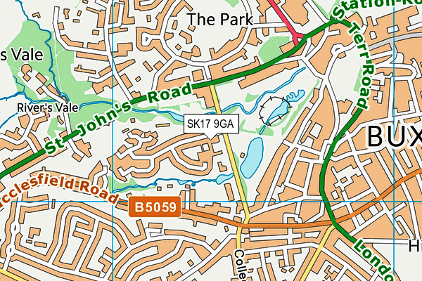 SK17 9GA map - OS VectorMap District (Ordnance Survey) SK17 9GA map - OS VectorMap District (Ordnance Survey)