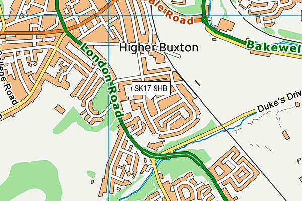 SK17 9HB map - OS VectorMap District (Ordnance Survey) SK17 9HB map - OS VectorMap District (Ordnance Survey)