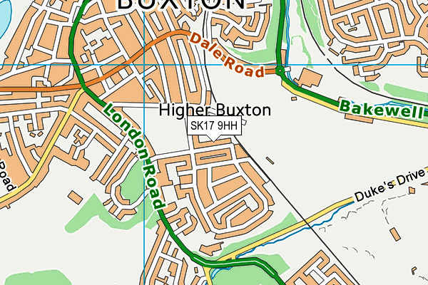 SK17 9HH map - OS VectorMap District (Ordnance Survey) SK17 9HH map - OS VectorMap District (Ordnance Survey)