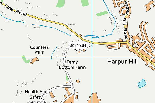SK17 9JH map - OS VectorMap District (Ordnance Survey)