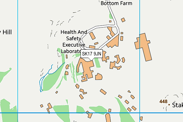SK17 9JN map - OS VectorMap District (Ordnance Survey) SK17 9JN map - OS VectorMap District (Ordnance Survey)