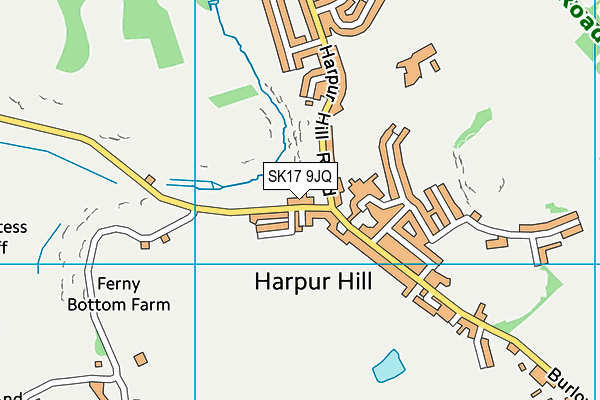 SK17 9JQ map - OS VectorMap District (Ordnance Survey)