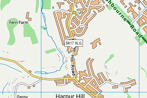SK17 9LG map - OS VectorMap District (Ordnance Survey) SK17 9LG map - OS VectorMap District (Ordnance Survey)