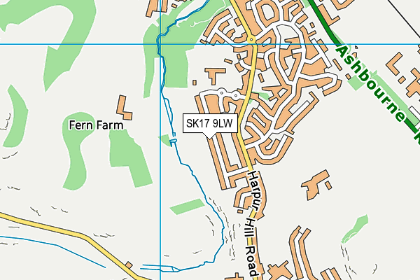 SK17 9LW map - OS VectorMap District (Ordnance Survey) SK17 9LW map - OS VectorMap District (Ordnance Survey)