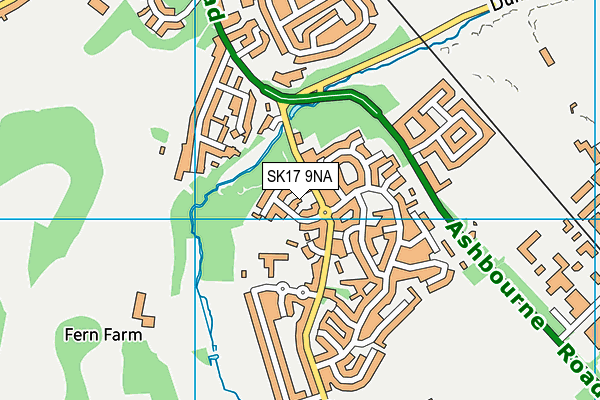 SK17 9NA map - OS VectorMap District (Ordnance Survey) SK17 9NA map - OS VectorMap District (Ordnance Survey)