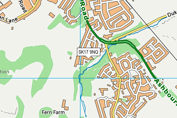 SK17 9NQ map - OS VectorMap District (Ordnance Survey)