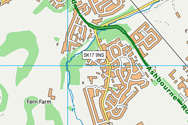 SK17 9NS map - OS VectorMap District (Ordnance Survey) SK17 9NS map - OS VectorMap District (Ordnance Survey)