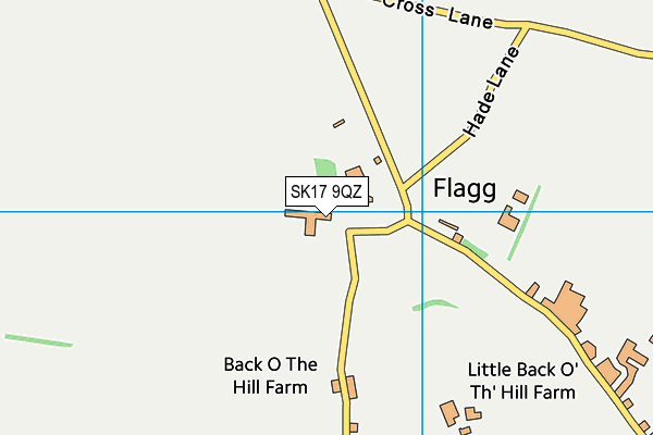 SK17 9QZ map - OS VectorMap District (Ordnance Survey) SK17 9QZ map - OS VectorMap District (Ordnance Survey)
